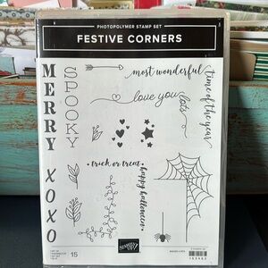 Stampin Up! Festive Corners Stamp Set